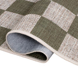 Spring Checkerboard Non-slip Machine-washable Area Rug