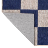 Spring Checkerboard Non-slip Machine-washable Area Rug