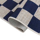 Spring Checkerboard Non-slip Machine-washable Area Rug