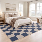 Spring Checkerboard Non-slip Machine-washable Area Rug