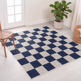 Spring Checkerboard Non-slip Machine-washable Area Rug