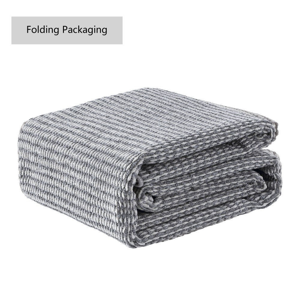 Skye Heathered Tonal Textured Non-slip Machine-washable Area Rug