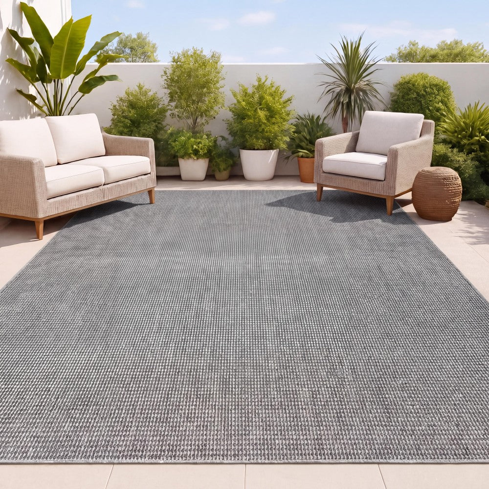 Skye Heathered Tonal Textured Non-slip Machine-washable Area Rug