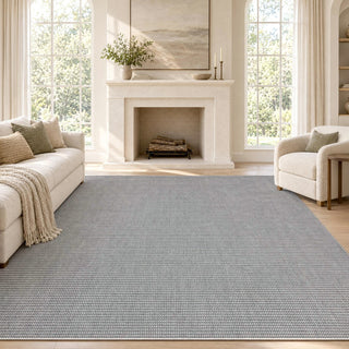 Skye Heathered Tonal Textured Non-slip Machine-washable Area Rug