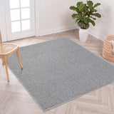 Skye Heathered Tonal Textured Non-slip Machine-washable Area Rug