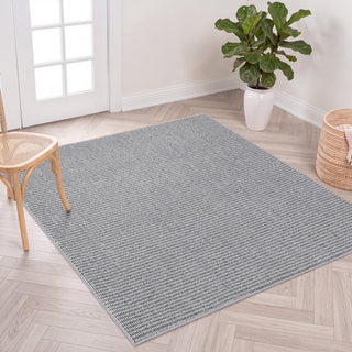 Skye Heathered Tonal Textured Non-slip Machine-washable Area Rug