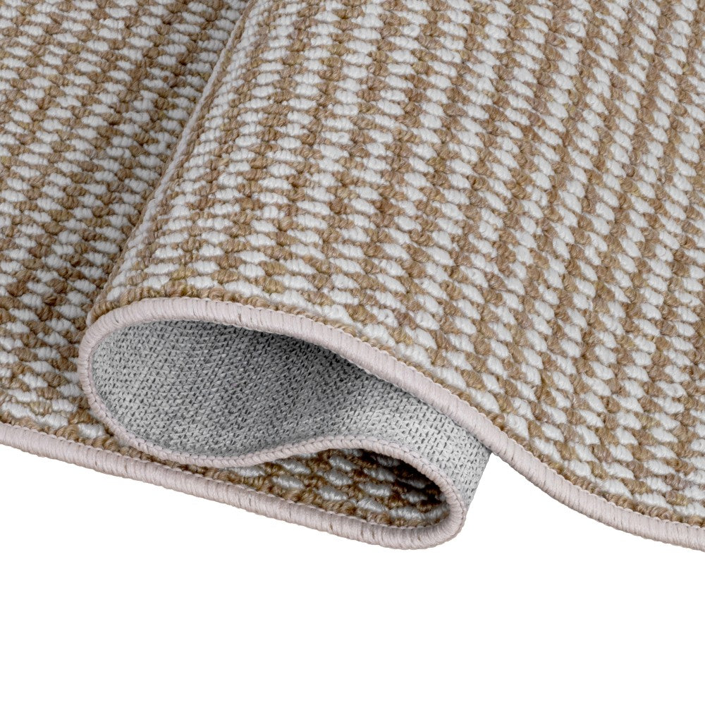 Skye Heathered Tonal Textured Non-slip Machine-washable Area Rug