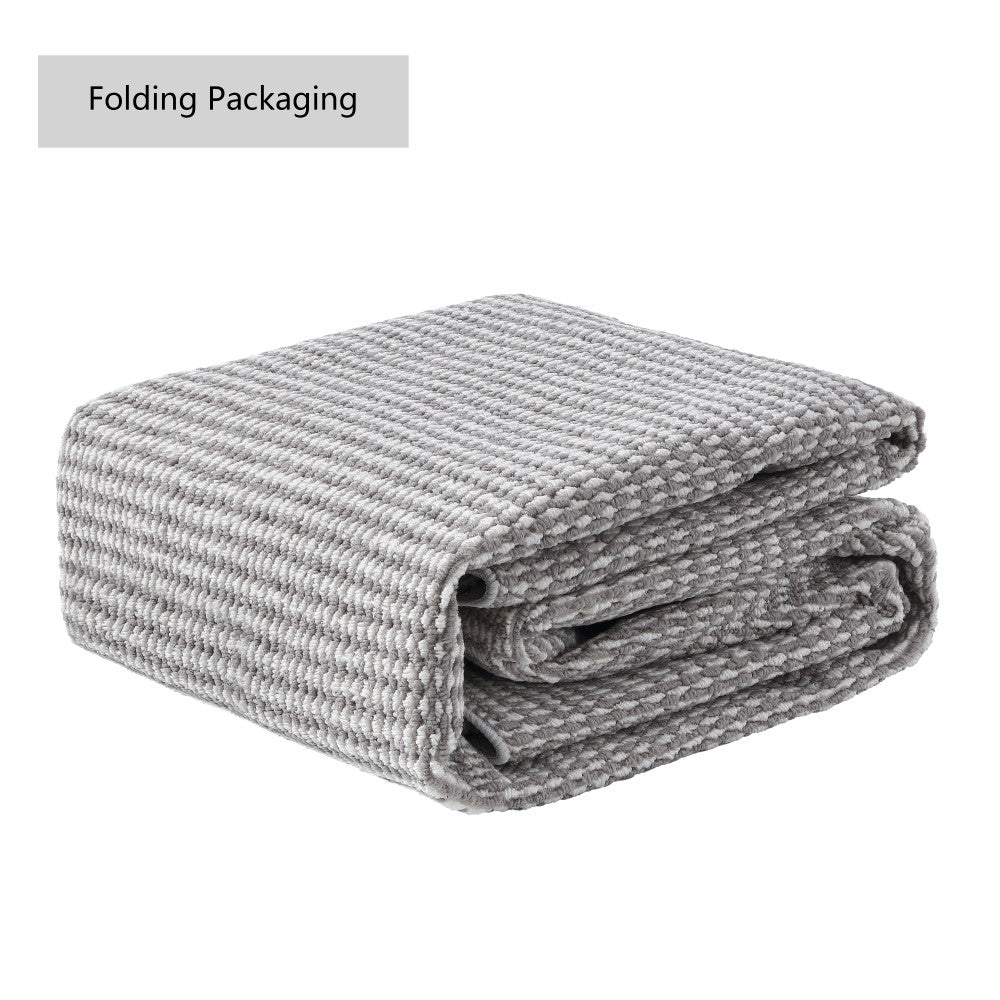 Skye Heathered Tonal Textured Non-slip Machine-washable Area Rug