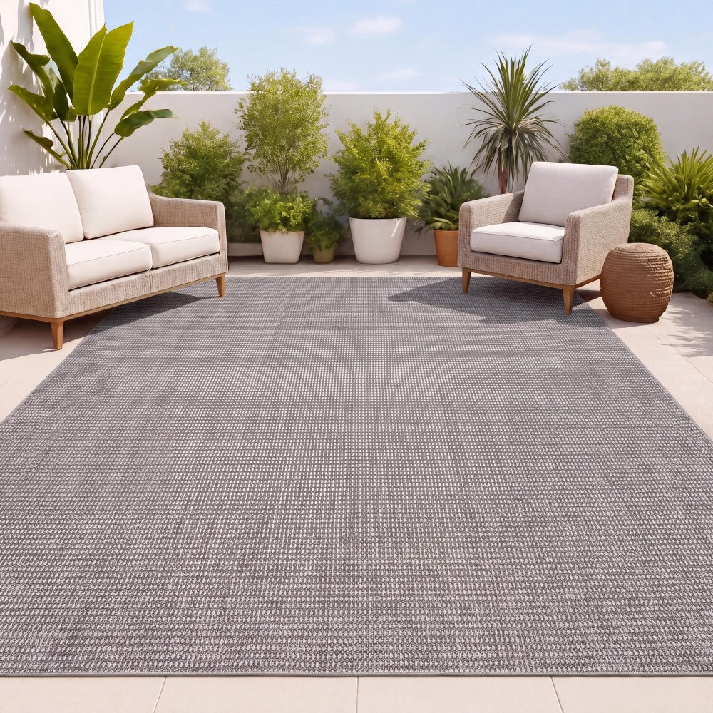 Skye Heathered Tonal Textured Non-slip Machine-washable Area Rug