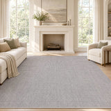Skye Heathered Tonal Textured Non-slip Machine-washable Area Rug
