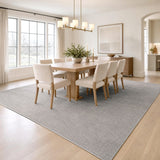 Skye Heathered Tonal Textured Non-slip Machine-washable Area Rug