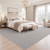Skye Heathered Tonal Textured Non-slip Machine-washable Area Rug