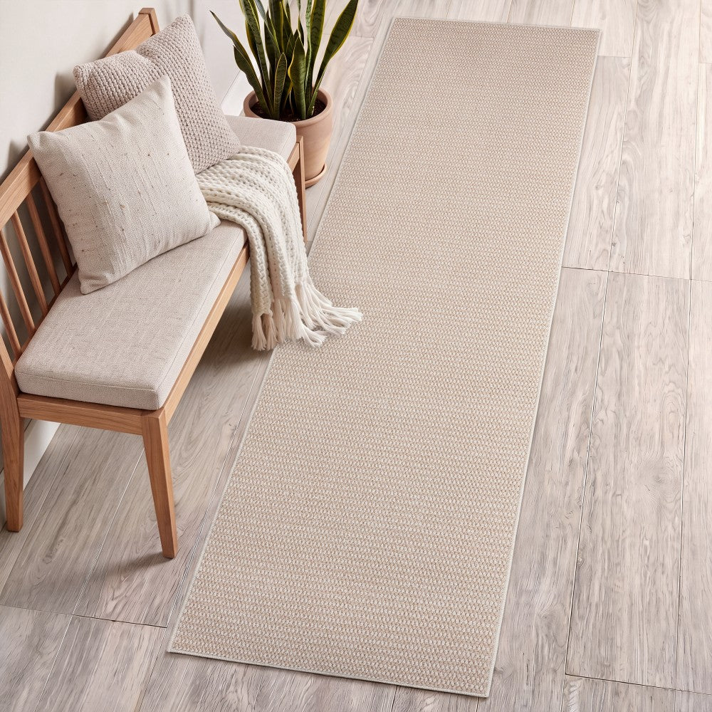 Skye Heathered Tonal Textured Non-slip Machine-washable Area Rug