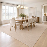Skye Heathered Tonal Textured Non-slip Machine-washable Area Rug
