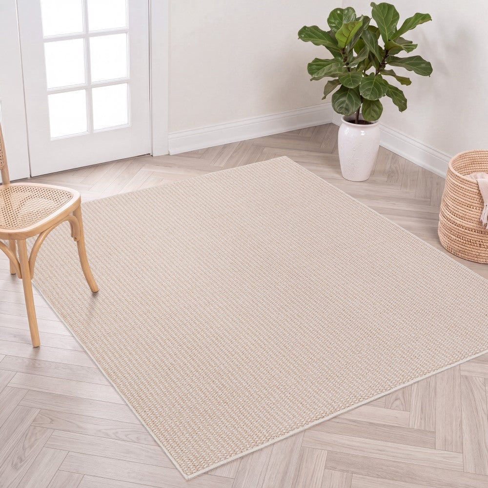 Skye Heathered Tonal Textured Non-slip Machine-washable Area Rug