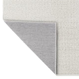 Ember Textured Solid Plain Non-slip Machine-washable Area Rug