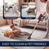 Ember Textured Solid Plain Non-slip Machine-washable Area Rug