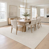 Ember Textured Solid Plain Non-slip Machine-washable Area Rug