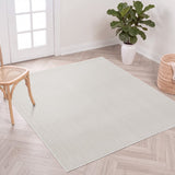 Ember Textured Solid Plain Non-slip Machine-washable Area Rug