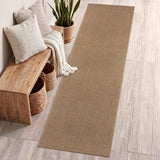 Ember Textured Solid Plain Non-slip Machine-washable Area Rug