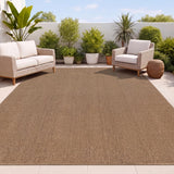 Ember Textured Solid Plain Non-slip Machine-washable Area Rug
