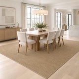 Ember Textured Solid Plain Non-slip Machine-washable Area Rug