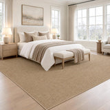 Ember Textured Solid Plain Non-slip Machine-washable Area Rug