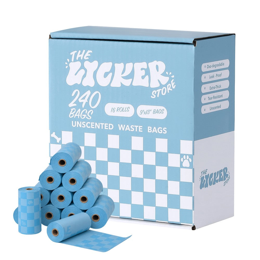 Extra Thick Leak-Proof Unscented Dog Poop Bags