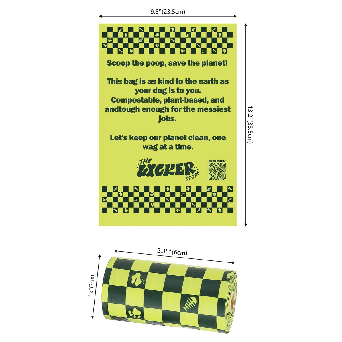 Biodegradable Extra Thick Leak-Proof Dog Poop Bags
