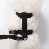 Nand Bouclé Adjustable H Harness and Leash Walk Set with Poop Bag Pouch