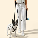 Nand Bouclé Adjustable H Harness and Leash Walk Set with Poop Bag Pouch