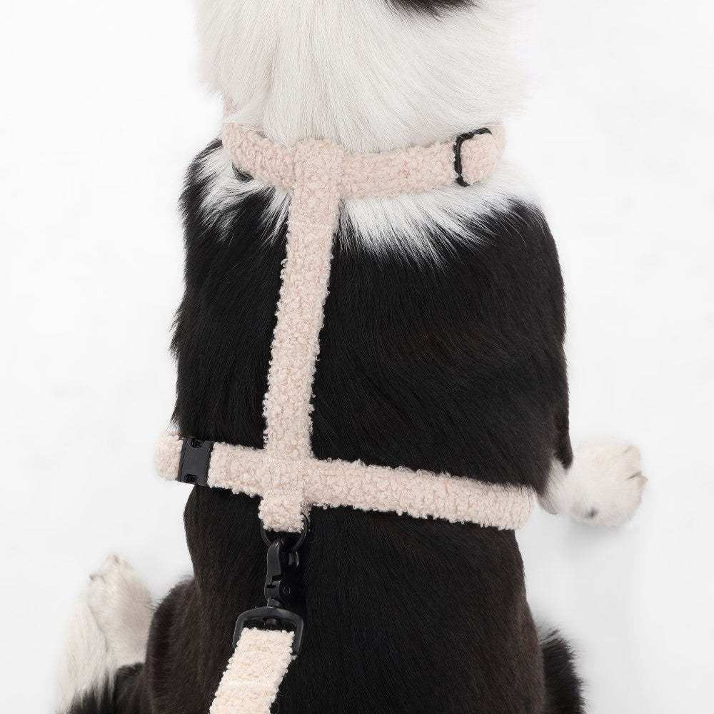 Nand Bouclé Adjustable H Harness and Leash Walk Set with Poop Bag Pouch