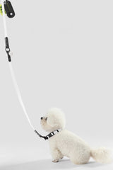 Shri 8FT Adjustable 6-in-1 Waterproof Hands-Free Leash and Collar with LED Flashlight Bag Dispenser and Poop Bag Holder