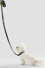 Shri 8FT Adjustable 6-in-1 Waterproof Hands-Free Leash and Collar with LED Flashlight Bag Dispenser and Poop Bag Holder