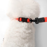 Shri 8FT Adjustable 6-in-1 Waterproof Hands-Free Leash and Collar with LED Flashlight Bag Dispenser and Poop Bag Holder