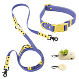 Shri 8FT Adjustable 6-in-1 Waterproof Hands-Free Leash and Collar with LED Flashlight Bag Dispenser and Poop Bag Holder