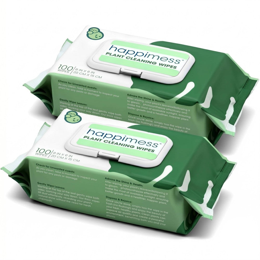 Rowan Oil Infused Plant Cleaning Wipes, Remove Dust Dirt Water Spots and Restore