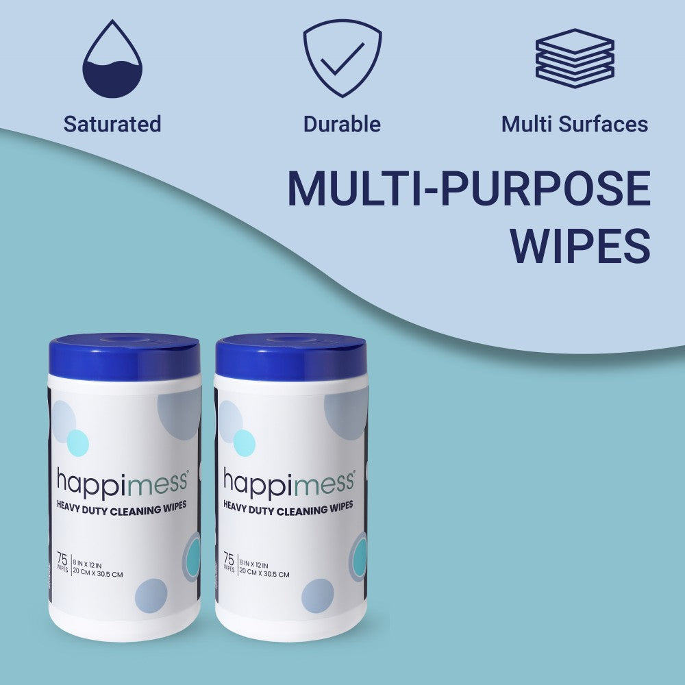 Sage All-Purpose Multi-Surface Heavy Duty Wipes, Bleach Free, Extra Strong, Super Moist, Tough on Messes