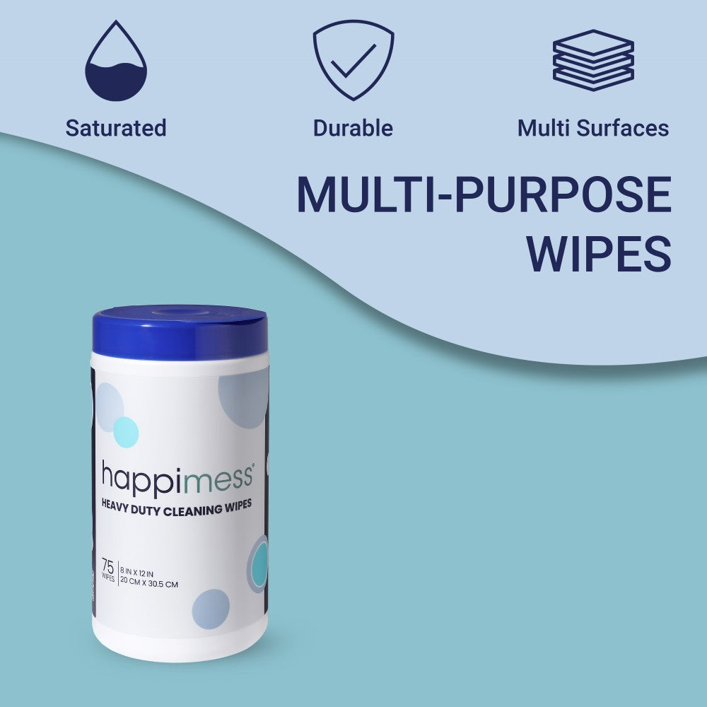 Sage All-Purpose Multi-Surface Heavy Duty Wipes, Bleach Free, Extra Strong, Super Moist, Tough on Messes