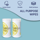 Sage All-Purpose Multi-Surface Heavy Duty Wipes, Bleach Free, Extra Strong, Super Moist, Tough on Messes