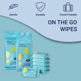 Willow Travel All-Purpose Multi Surface Heavy Duty Wipes, Bleach Free, Extra Strong, Super Moist, Tough on Messes