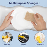Sova Plant Based Non-Scratch Sisal Hemp/Cellulose Scrubbing Dish Sponge