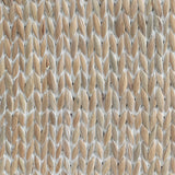 Annulus 24.5" 3-Shelf Circular Handwoven Hyacinth Wall Rack