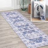 Tomlin Ornate Medallion Washable Area Rug