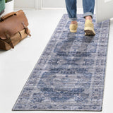 Tomlin Ornate Medallion Washable Area Rug
