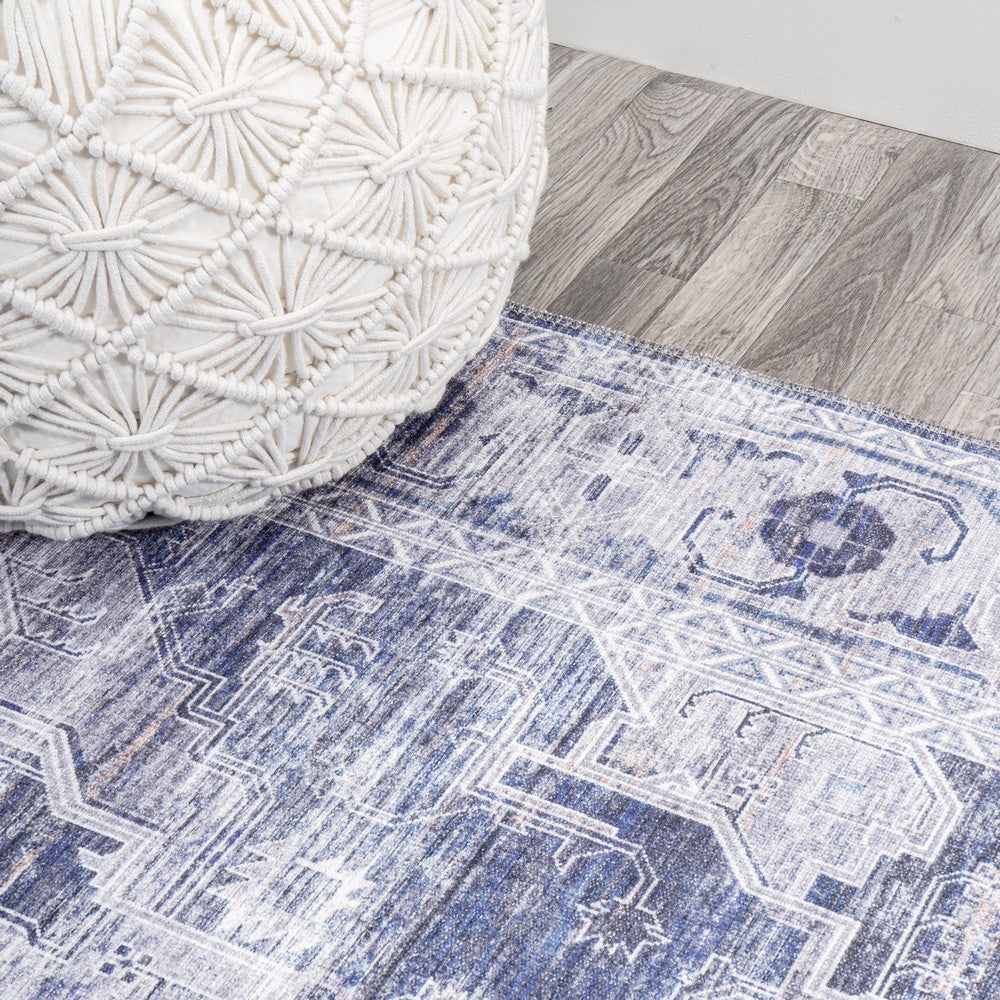 Tomlin Ornate Medallion Washable Area Rug