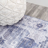 Tomlin Ornate Medallion Washable Area Rug