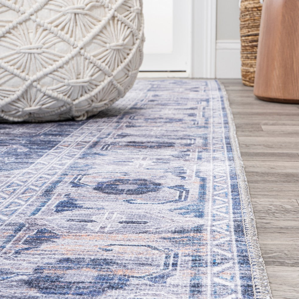 Tomlin Ornate Medallion Washable Area Rug