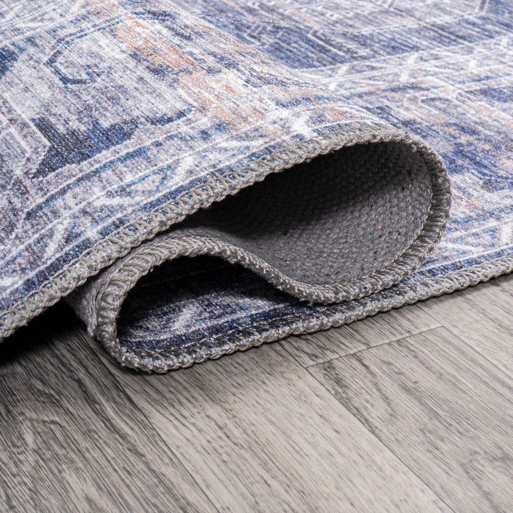 Tomlin Ornate Medallion Washable Area Rug
