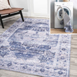 Tomlin Ornate Medallion Washable Area Rug